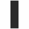 vidaXL Sieninė lentyna, juodos spalvos, 75x16x55cm, apdirbta mediena