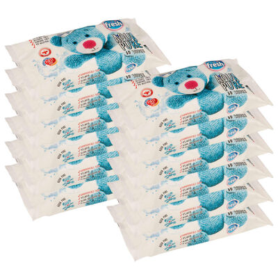 vidaXL Drėgnosios kūdikių servetėlės, 12 pakuočių, 720 servetėlių