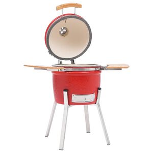 vidaXL Kamado kepsninė-rūkykla, 33cm, keramika