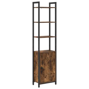 vidaXL Knygų spinta Rūkyta ąžuolas 40 x 24 x 161 cm Apdirbta mediena