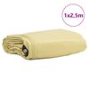 vidaXL Tentinis audinys 650g / m&sup2; Smėlio 1 x 2,5 m Drobė su PVC danga