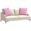 vidaXL Sofa Pagalvės 2 pcs Rožinė 60 x 60 cm audinys