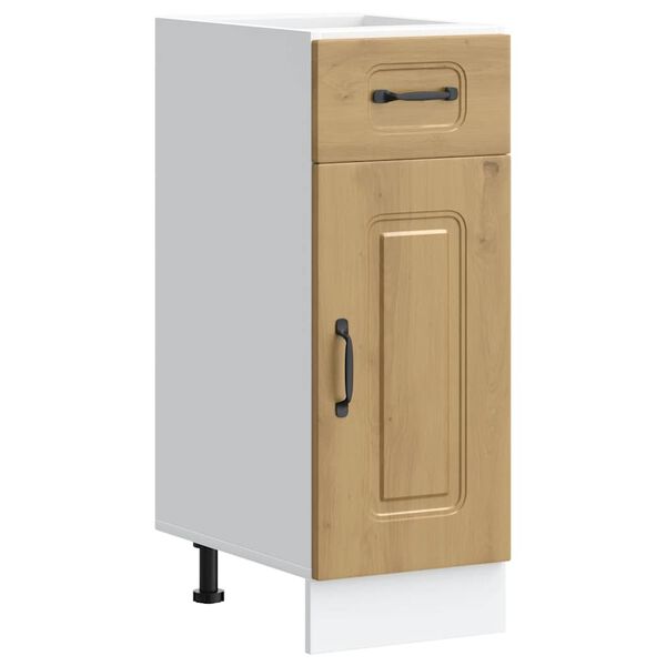 vidaXL Virtuvės spintelė, Kalmar, artisano ąžuolo, apdirbta mediena