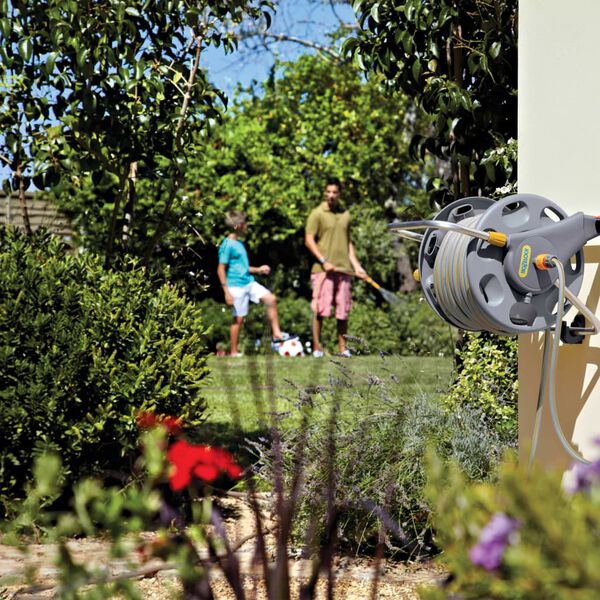 Hozelock Rankinė/sieninė laistymo žarnos ritė 60m, 50m žarna