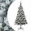 vidaXL Dirbtinė Kalėdų eglutė su burbulais 120 cm 150 LED &Scaron;ilta balta