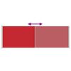 vidaXL I&scaron;traukiama &scaron;oninė kiemo pertvara, raudonos spalvos, 200x600cm