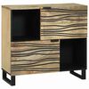 vidaXL Bufetas Ruda 80 x 33 x 75 cm mango medienos masyvas