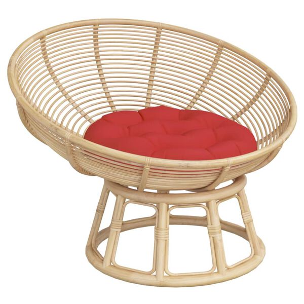 vidaXL Pagalvėlė, raudona, 60x11cm, oksfordo audinys, apskrita