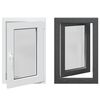 vidaXL Bendras lango vidinis atspalvis baltas RISOR 50 x 75 cm