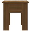 vidaXL Kavos staliukas, rudas ąžuolo, 40x40x42cm, apdirbta mediena