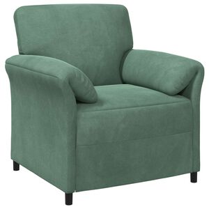 vidaXL 1 vietos sofa Jūrinė žalia 88 x 83 x 95 cm Aksomas