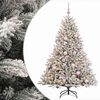 vidaXL Dirbtinė kalėdinė eglutė su rutuliuku 180 cm 300 LED