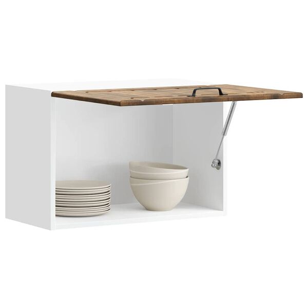 vidaXL Sieninė virtuvės spinta "Lucca" Rūkyto ąžuolo