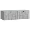 vidaXL Sieninė TV spintelė Pilka sonoma ąžuolo 99 x 41 x 30 cm