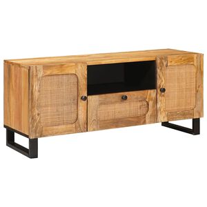 vidaXL Televizoriaus spintelė Ruda 105 x 33 x 46 cm Kietas mango medis