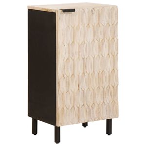 vidaXL Kabalas Baltos skalbimo apdaila 40 x 33 x 75 cm