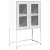vidaXL Komoda, baltos spalvos, 68x39x107 cm, plienas