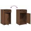 vidaXL Makiažo stalas 2 pcs Ruda 40 x 41 x 75 cm Apdirbta mediena