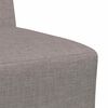 vidaXL Modulinis sofa vienetas be rankų 3 pcs Taupe 55 x 74 x 82 cm