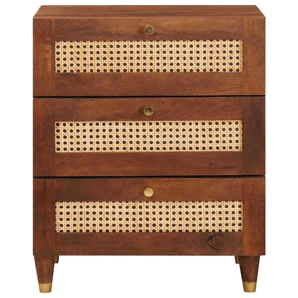 vidaXL Naktiniai staliukai 50 x 33 x 62 cm Kietas mango medis