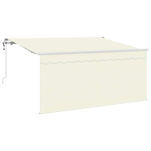 vidaXL I&scaron;traukiama markizė Kreminė 300 x 200 cm
