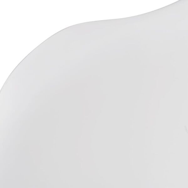 vidaXL Valgomojo kėdės, 2vnt., baltos, plastikas ir bukmedžio mediena