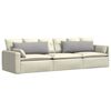 vidaXL Sofa Pagalvės 2 pcs Debesų pilka 120 x 40 cm audinys