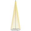 vidaXL LED Kalėdų medis 485 cm 1632 LED &Scaron;ilta balta Geležis Juoda