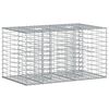 vidaXL Gabioninė pakelta lova 100 x 60 x 55 cm Galvanizuotas plienas