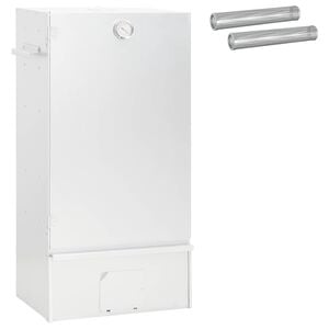 vidaXL Rūkykla 3 vnt. 44,5 x 29 x 83 cm Galvanizuotas plienas