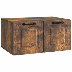 vidaXL Sieninė TV spintelė Dūminio ąžuolo 59,5 x 41 x 30 cm