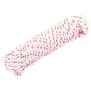 vidaXL Pull Starter Cord Balta ir Raudona &Oslash;4 mm 10 m Nailonas