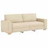 vidaXL Sofa 3 pcs Kreminė 220 x 80 x 84 cm Lino mi&scaron;inio audinys