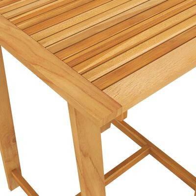vidaXL Sodo baro stalas, 70x70x104cm, akacijos medienos masyvas