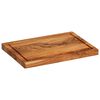 vidaXL Pjaustymo lentelė, 35x25x2,5cm, akacijos medienos masyvas