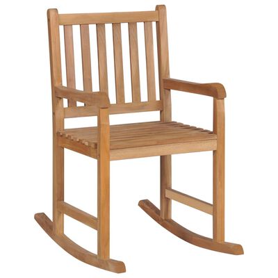 vidaXL Supama kėdė, tikmedžio medienos masyvas