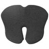 vidaXL Sėdynės pagalvėlė Tamsiai pilka 50 x 43 x 10 cm Atminties putos