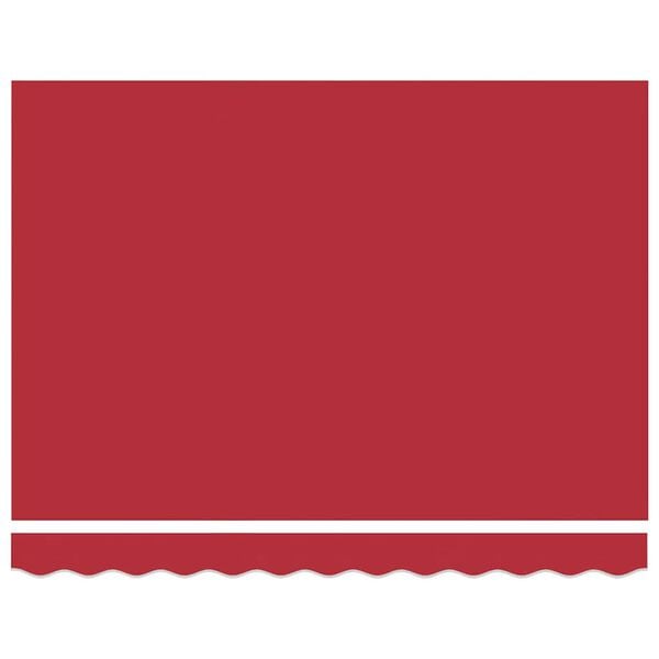 vidaXL Ištraukiama markizė Raudona 350 x 250 cm Poliesteris ir Metalas