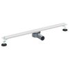 vidaXL 360&deg; Du&scaron;o Nutekėjimas su Plonu Modeliu Sidabrinė 80 cm