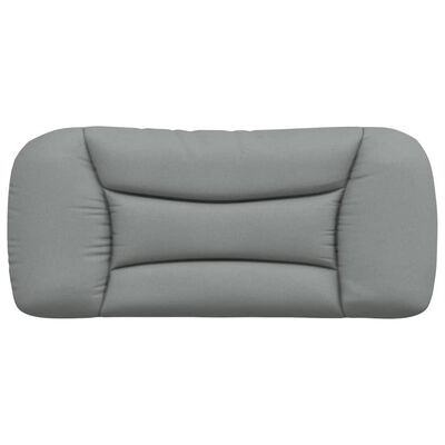 vidaXL Galvūgalio pagalvėlė, šviesiai pilkos spalvos, 80 cm, audinys