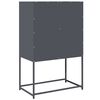 vidaXL Highboard Antracitas 68x39x107 cm Plienas