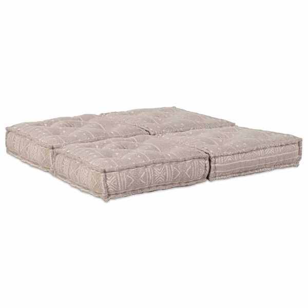 vidaXL Modulinė sofa 2 pcs Šviesiai rudas 140 x 70 x 36 cm audinys