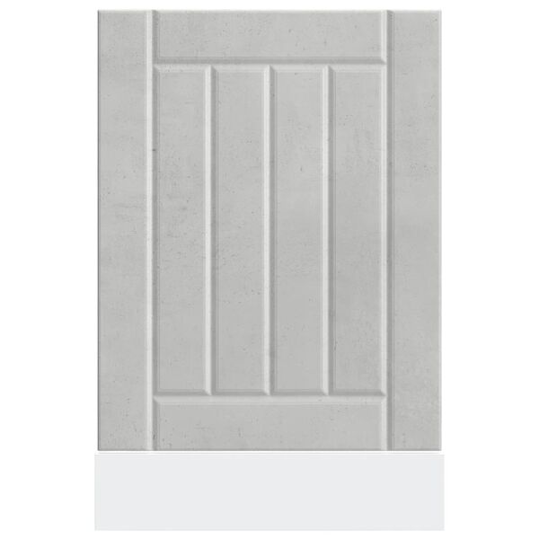 vidaXL indaplovės skydelis "Lucca" Betoninis pilkas inžinierinis medis