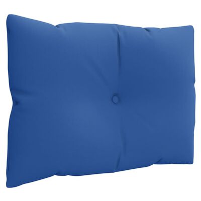 vidaXL Palečių pagalvėlės, 3vnt., karališkos mėlynos spalvos, audinys