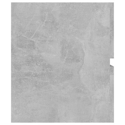 vidaXL Spintelė praustuvui, betono pilkos spalvos, 80x38,5x45cm, MDP