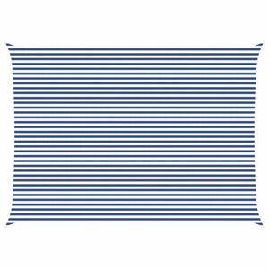vidaXL Saulės burė Mėlyna ir balta 7 x 5 m 100% poliesteris Oksfordas