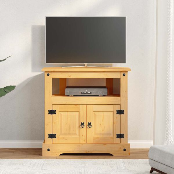 vidaXL Konsolinis staliukas, meksikinė pušis, Corona st. 80x43x78 cm