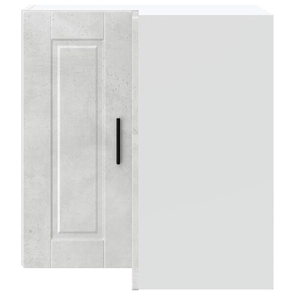 vidaXL Virtuvės spintelė, Porto, betono pilka, apdirbta mediena