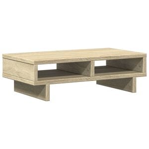 vidaXL Monitoriaus stovas, ąžuolo, 50x27x15cm, apdirbta mediena