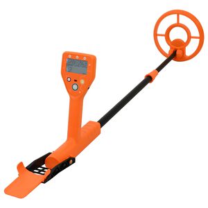 vidaXL Metalų detektorius su LCD ekranu 2 modeliai 19 cm ritė Geltona
